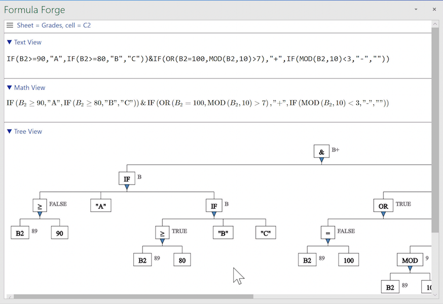 Image of Formula Forge pane